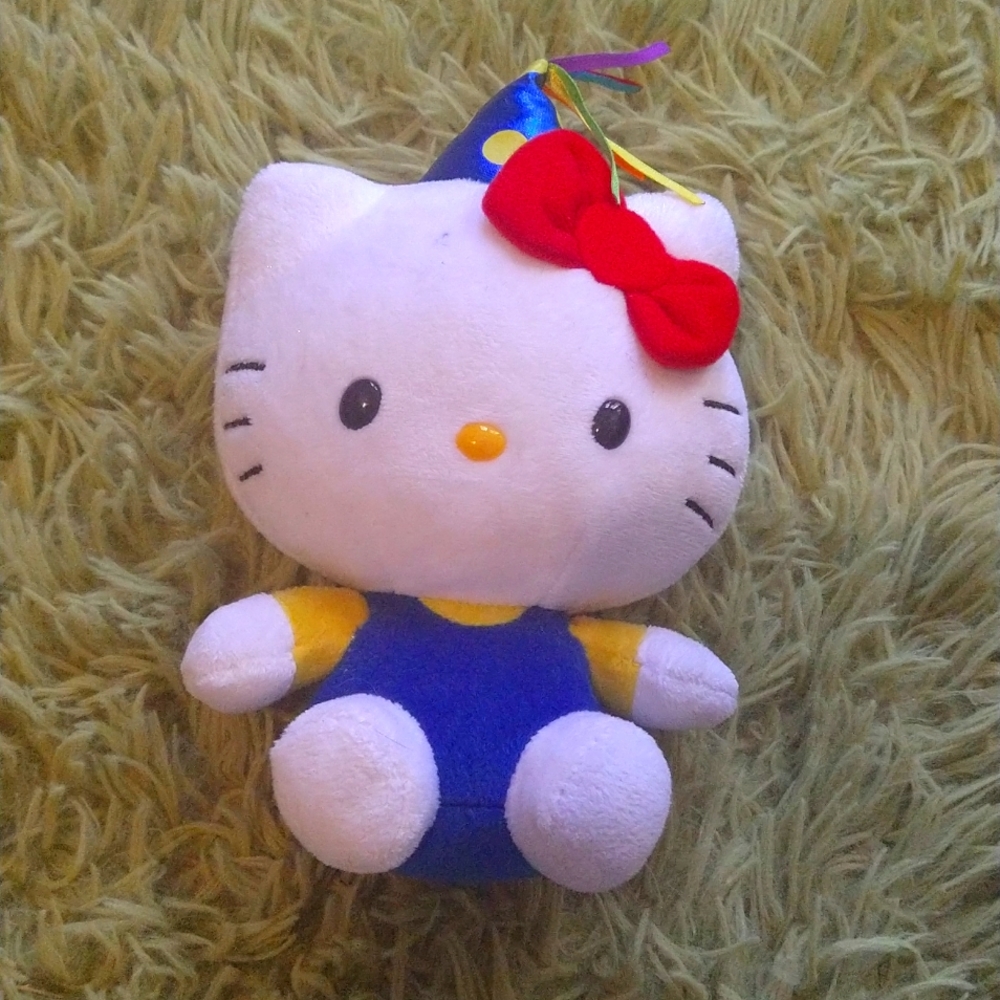 hello kitty birthday plush